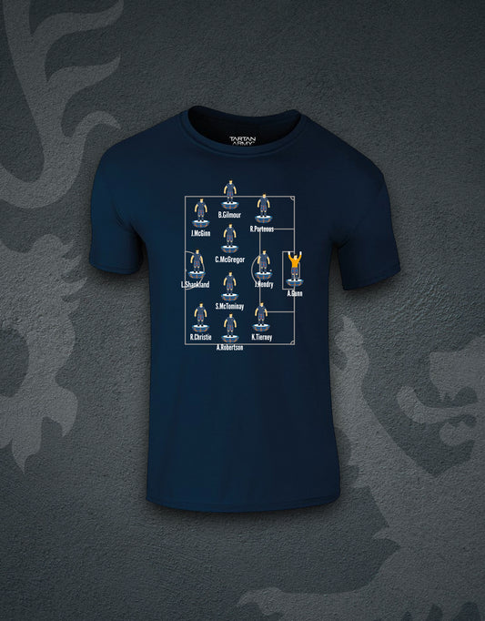 Kids Scotland Team T-Shirt | Navy | Official Tartan Army Store