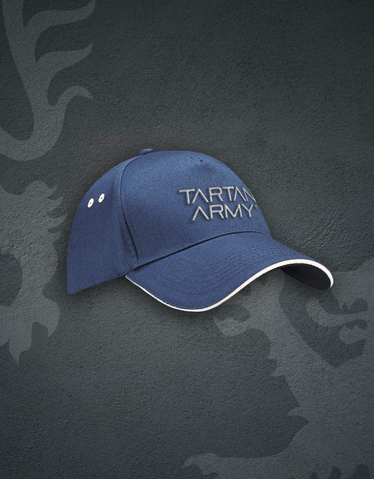 TA Embroidered Baseball Cap | Navy | Official Tartan Army Store