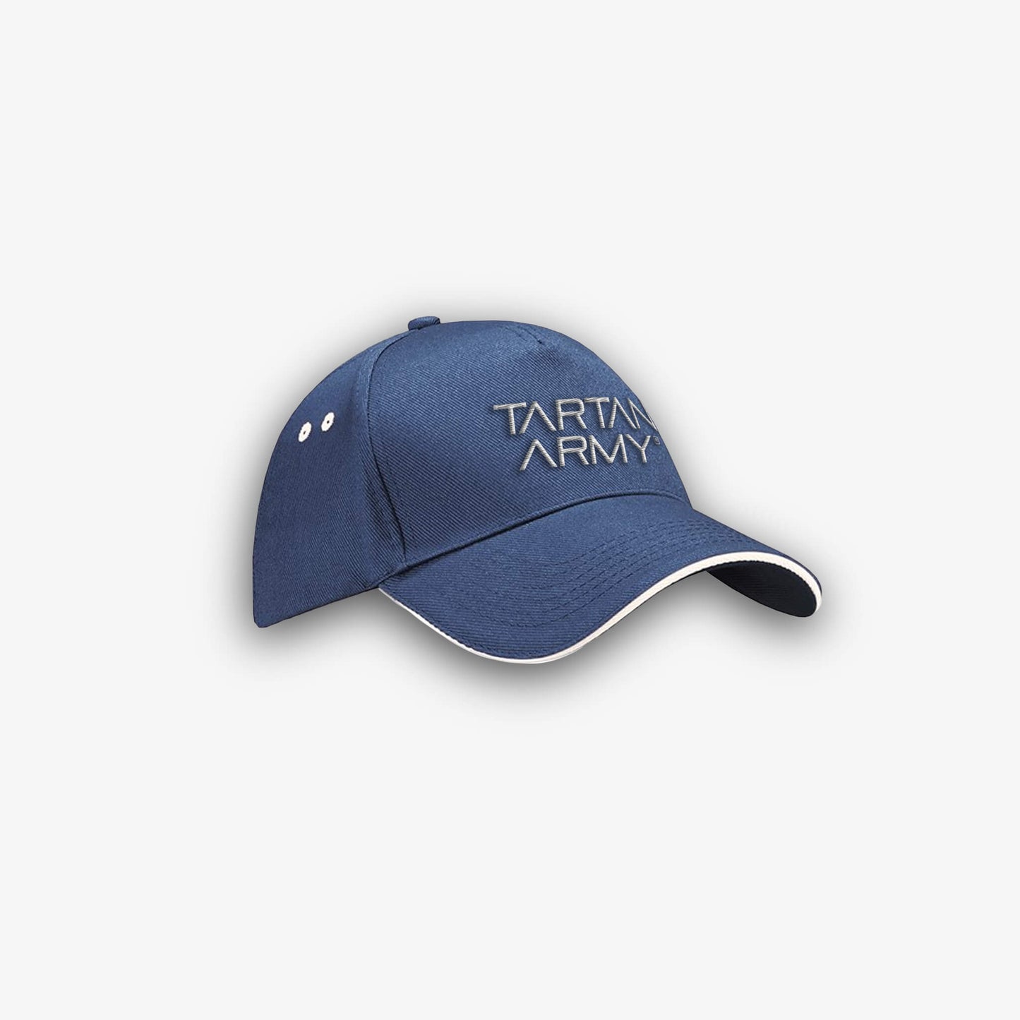 TA Embroidered Baseball Cap | Navy/White | Official Tartan Army