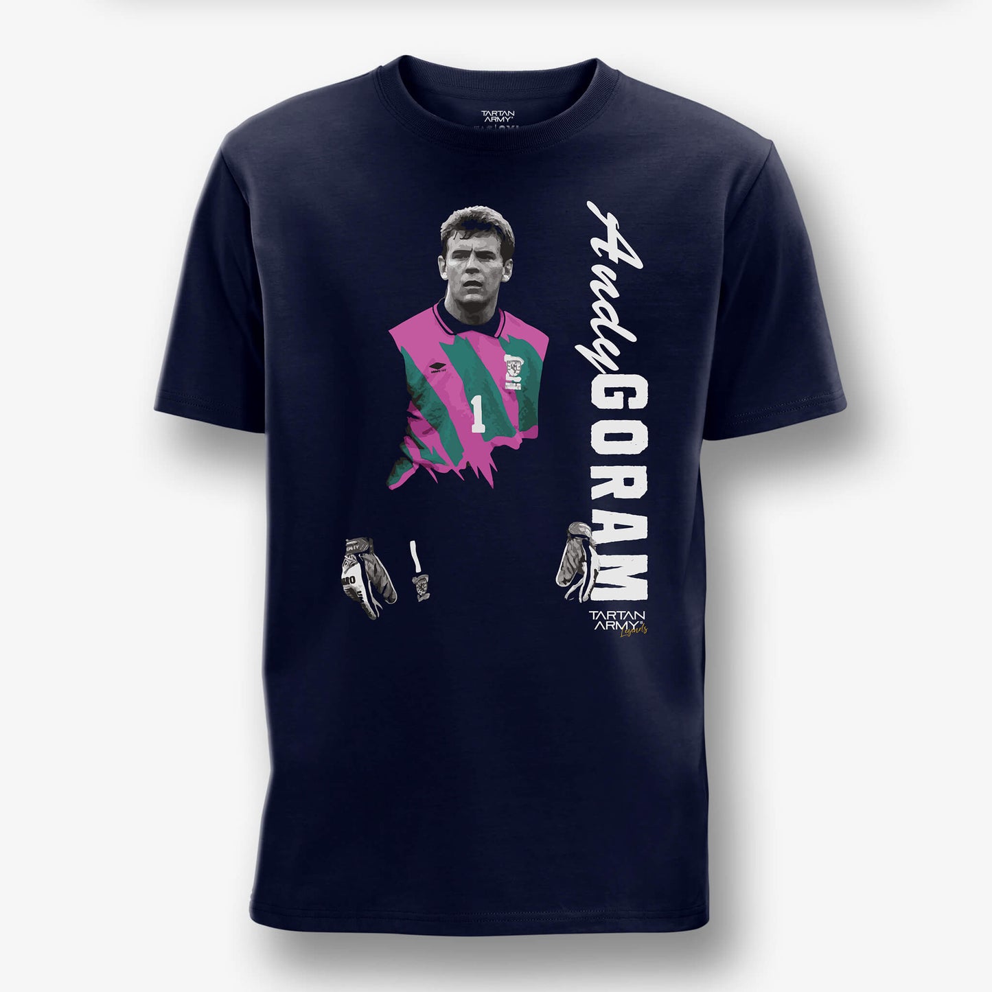 Tartan Army Legends: Andy Goram | Navy | Official Tartan Army