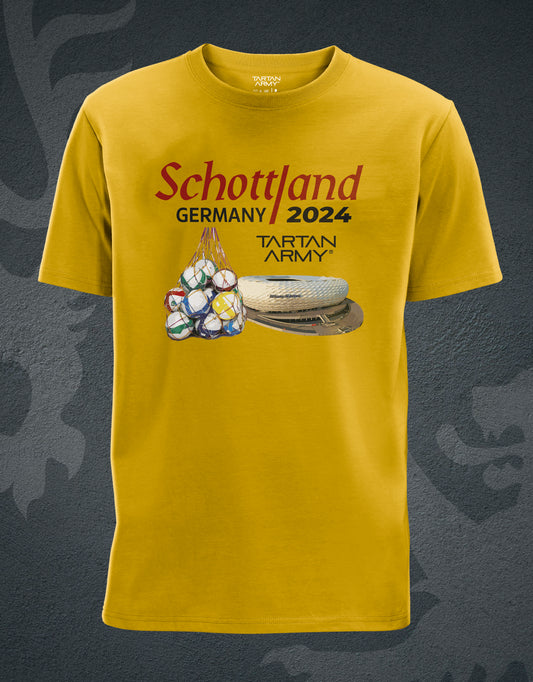 Schottland Buckfast T-Shirt | Yellow | Official Tartan Army Store