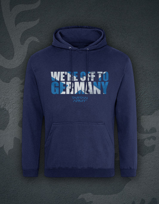 We're Off To Germany Hoodie | Official Tartan Army Store