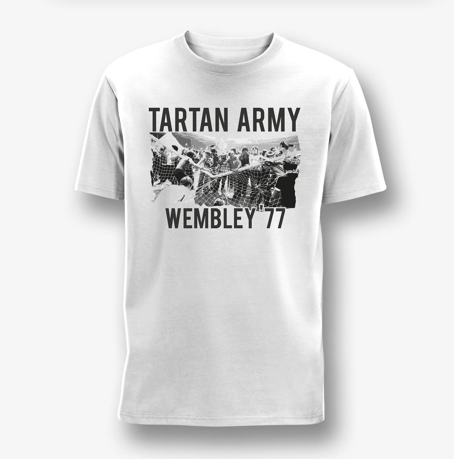 Wembly '77 T-Shirt | White | Official Tartan Army Store