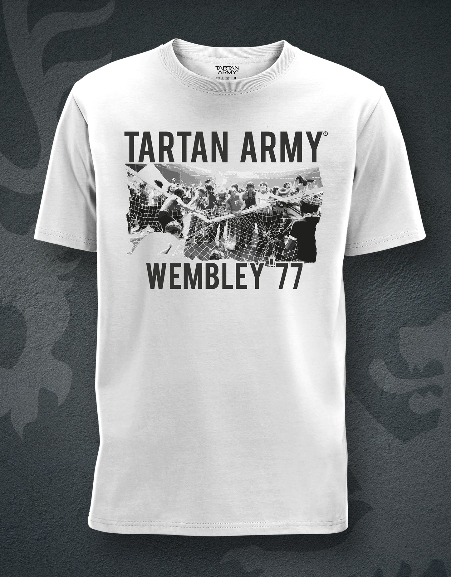 Wembly '77 T-Shirt | White | Official Tartan Army Store