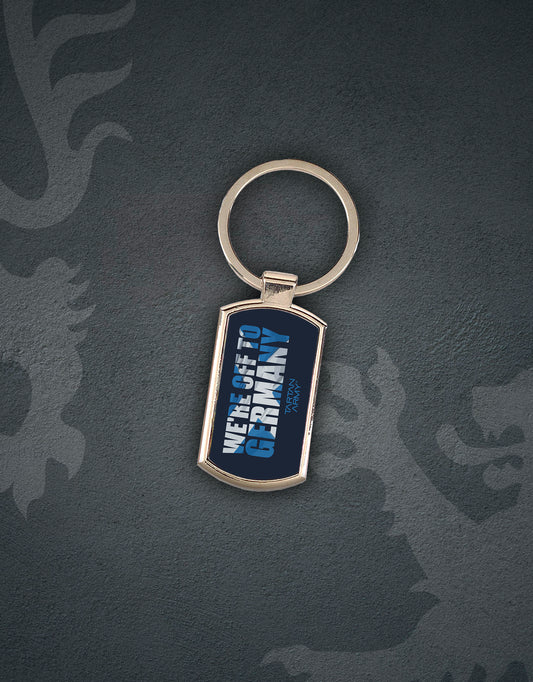 We're Off To Germany Keyring | Official Tartan Army Store