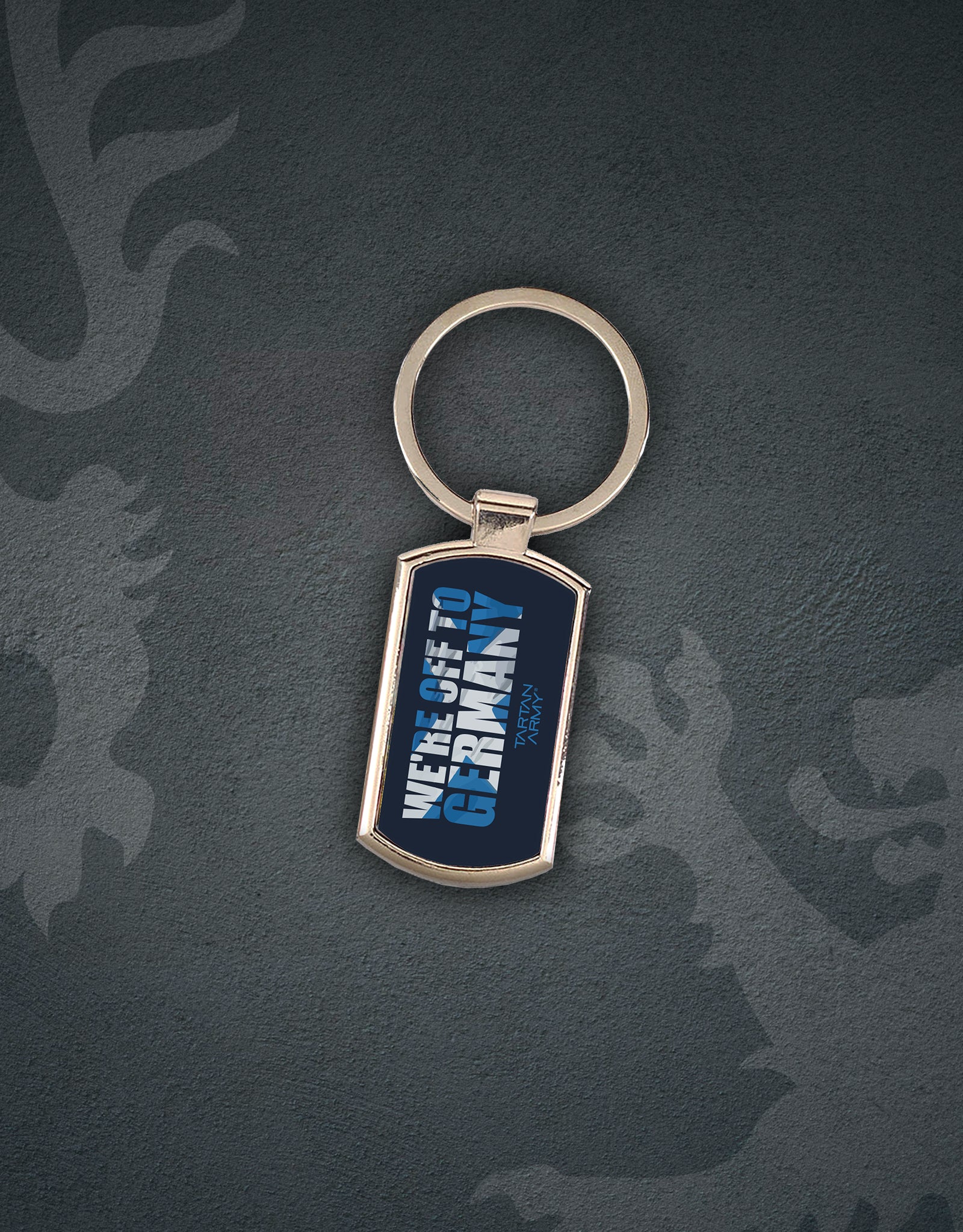 We're Off To Germany Keyring | Official Tartan Army Store
