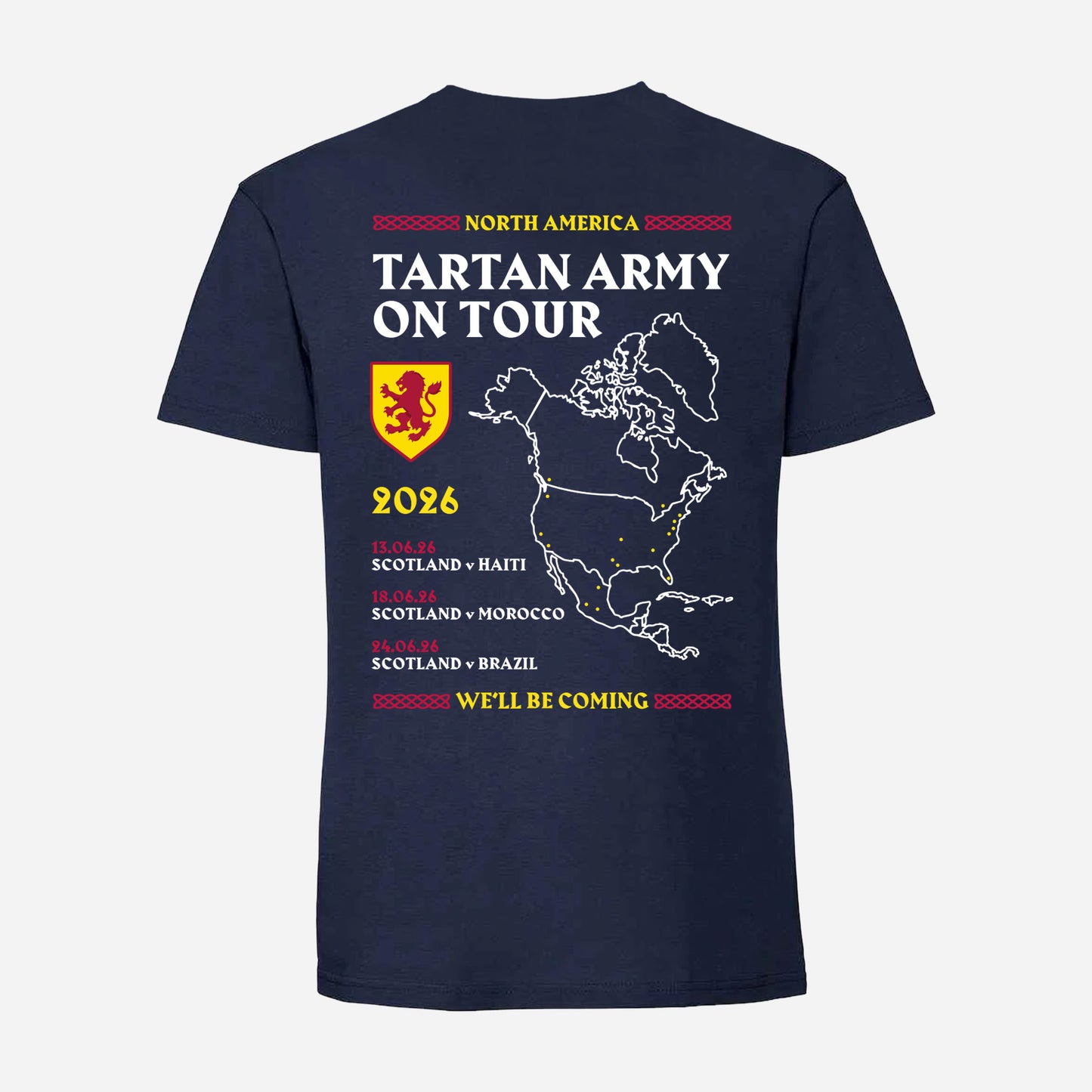 Tartan Army on Tour T-Shirt