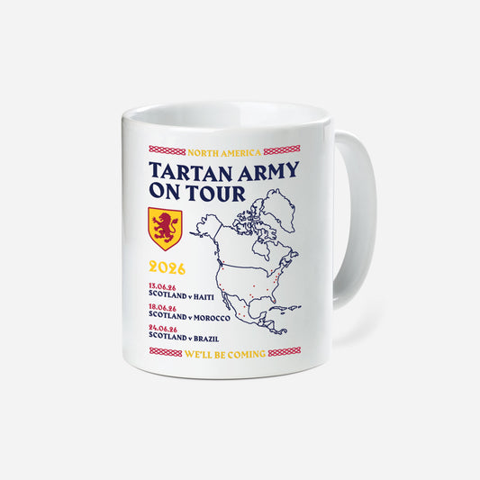 Tartan Army On Tour Ceramic Mug