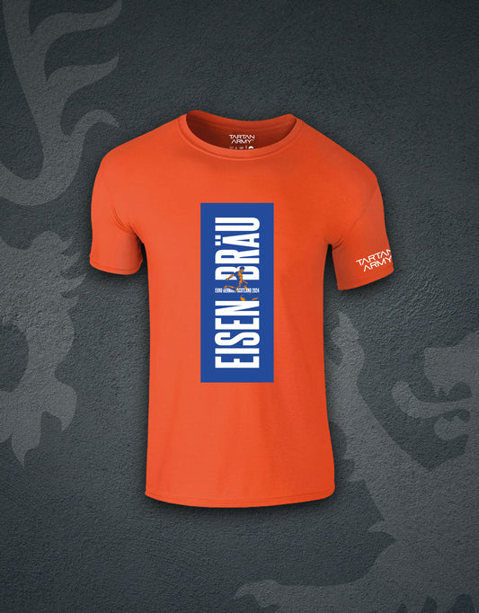 Kids Eisen Brau T-Shirt | Orange | Official Tartan Army Store