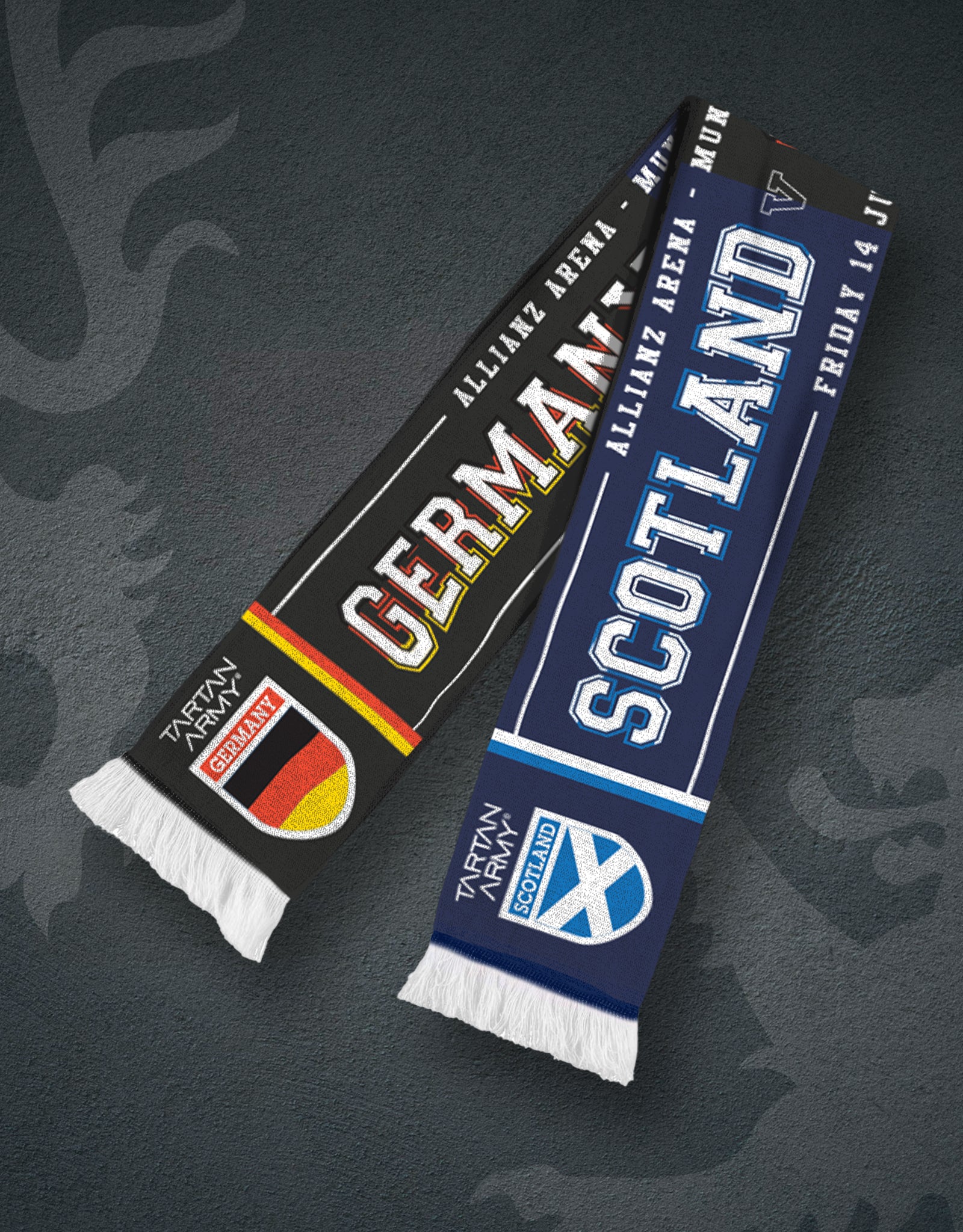 Scotland Germany Friendship Scarf | Official Tartan Army Store