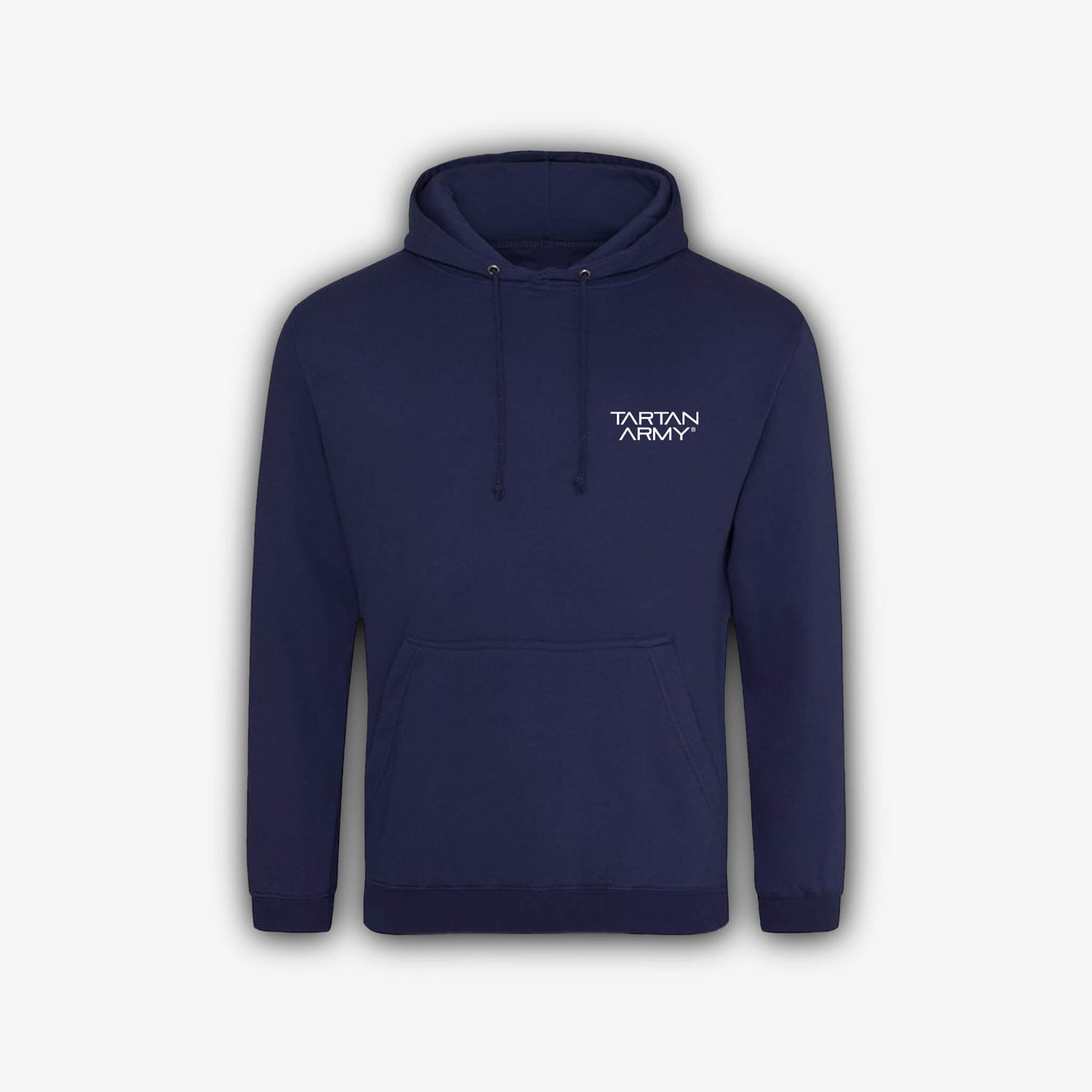 Wembley '77 Hoodie Hoodie | Navy | Front View | Official Tartan Army Store