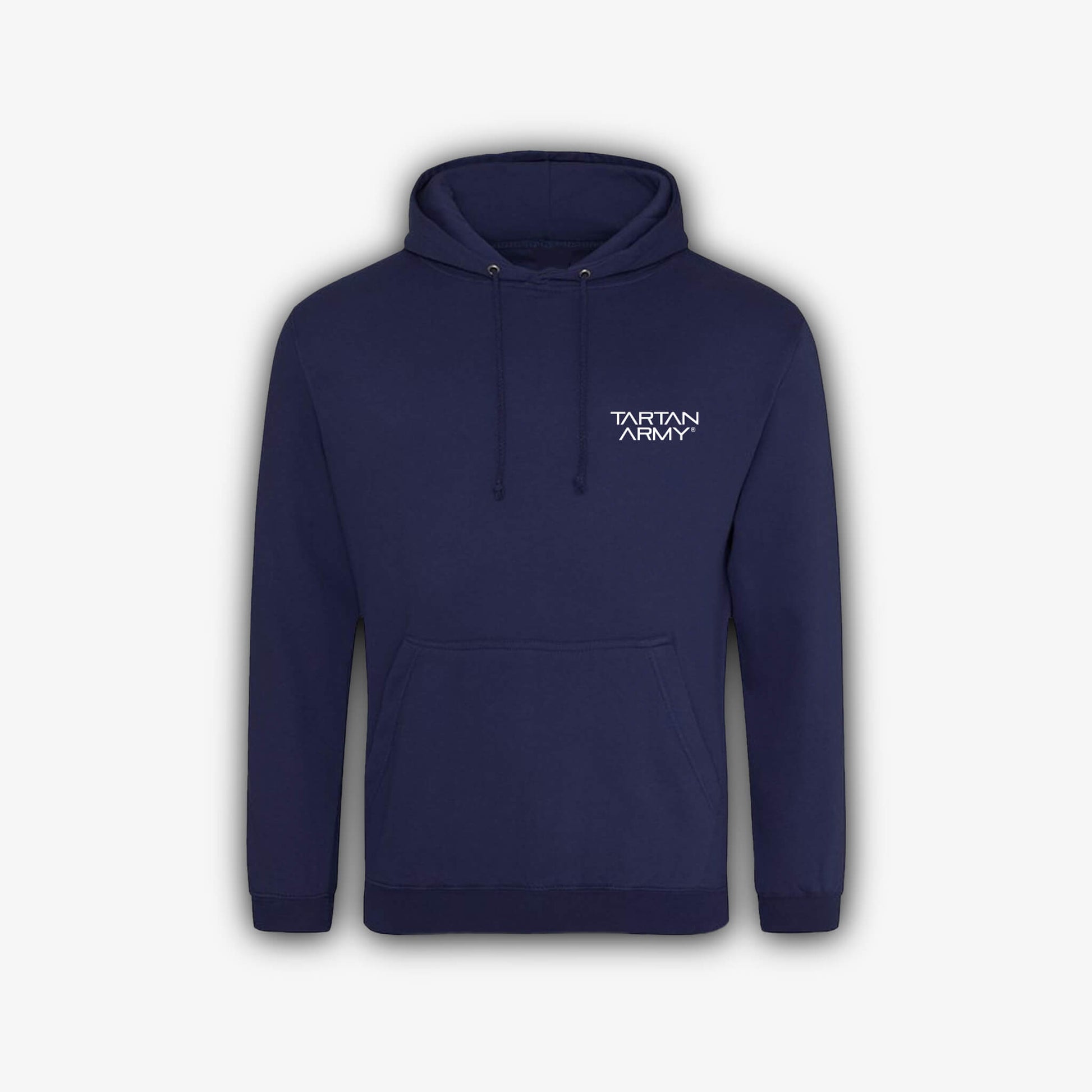 Wembley '77 Hoodie Hoodie | Navy | Front View | Official Tartan Army Store