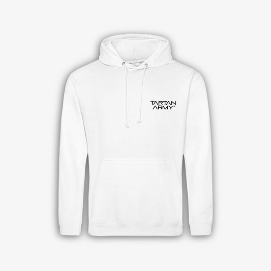 Wembley '77 Hoodie Hoodie | White | Front View | Official Tartan Army Store