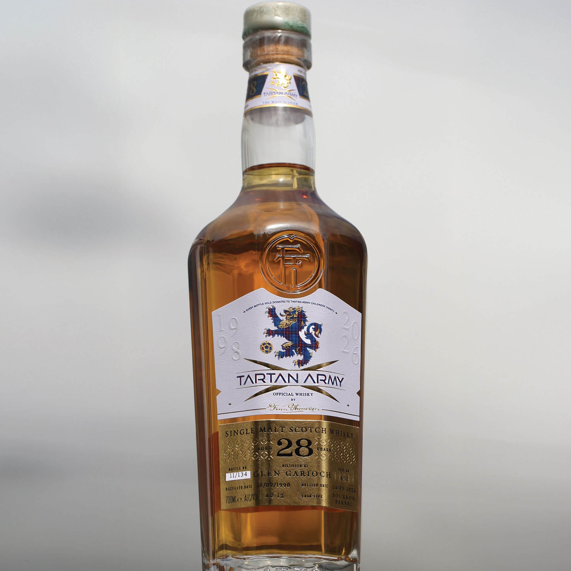 Lifestyle image of Tartan Army Glen Garioch Whisky l